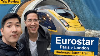 Eurostar from Paris to London  Undersea bullet train [upl. by Sumaes672]