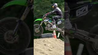 Jason Braun Kawasaki KX500AF 2023 AMA Grand National Hillclimb 1st Place Masters 40 Class shorts [upl. by Jonna]