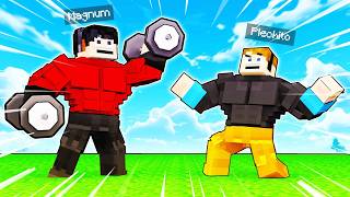 SOMOS MEGA FUERTES 😎💪  Minecraft  El Magnum y Plech [upl. by Euqinamod]