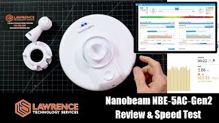 Nanobeam NBE‑5AC‑Gen2 Review amp Speed Test [upl. by Libenson]