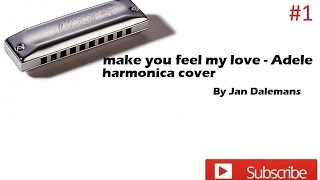 Harmonica  adele  make you feel my love  TABS [upl. by Hetty]