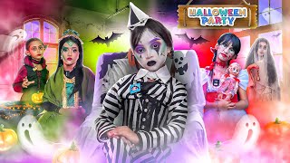 LEIKA BARENG SAHABAT BIKIN PESTA HALLOWEEN PAKAI KOSTUM HANTU 😍 ADA BABY DINAR DISTA QAIREEN [upl. by Millicent]