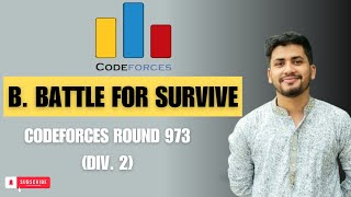 B Battle for Survive  Codeforces Round 973 Div 2  Solution in Bangla [upl. by Elyag]