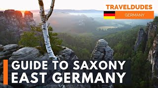 Guide to Saxon Switzerland mountains Saxony German visit to the State of the Arts Saxony [upl. by Aleihs907]