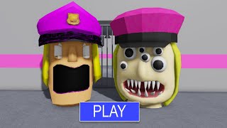 POLICE GIRL PRISON RUN OBBY Full Gameplay roblox obby [upl. by Sholeen517]