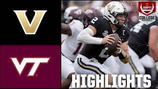 Virginia Tech Hokies vs Vanderbilt Commodores  Full Game Highlights  ESPN College Football [upl. by Airlia100]