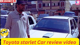 Toyota starlet Car review  Toyota starlet price amp model  Toyota starlet spaces feature reviews [upl. by Wixted135]