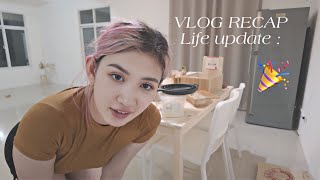 vlog recap  life update 🤍🎉 [upl. by Leifer]