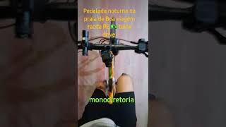 Aquele pedal aleatório com a nova bike oggi 70 2024 na beira da praia [upl. by Nissie727]