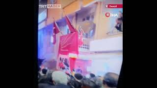 Denizli Tavas’ta CHP binasının balkonu çöktü 18 yaralı var [upl. by Huldah]