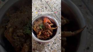 Crab recipe🦀❤️✨Bengali stylekekda recipe Bengali stylesea food crab crabs crabrecipes shorts [upl. by Denise]