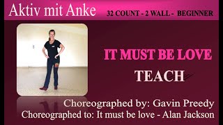 It must be love  Gavin Preedy  teach and learn with Anke [upl. by Barton]