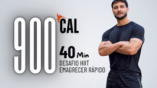 CARDIO HIIT 40 MIN para perder barriga e definir o corpo  treino em casa [upl. by Opal667]