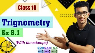 Introduction to Trignometry  Ex 81  NEW NCERT 202425  Chapter 8  Maths  Class 10 [upl. by Dre]