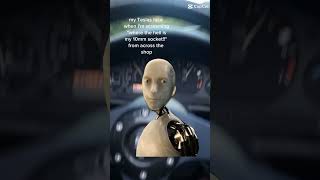 Traumatizing funny fyp mechanic tesla robot automobile [upl. by Aerdnat539]