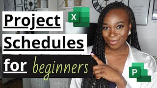 How to make a SIMPLE PROJECT SCHEDULEPLAN  Excel VS Project  BEGINNERS PACK 13 [upl. by Lleroj]