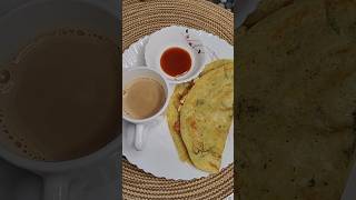 Moong dal chilla aur Chai monday wala breakfastfoodshorts food shorts moongdalchilla breakfast [upl. by Annayd]