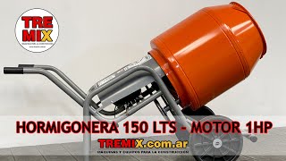 HORMIGONERA PORTÁTIL 150 LTS  MOTOR 10 HP [upl. by Hocker]