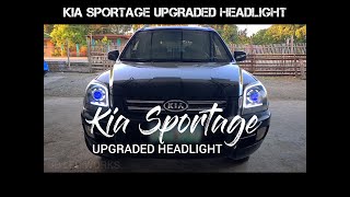 Kia Sportage Upgraded Headlights  Sportage 2008 Retrofitted Headlights [upl. by Cassi263]