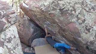 Albarracin Bouldering Rammstein 7b Ankur [upl. by Lew356]