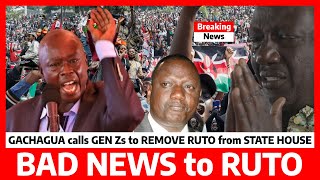 Kimeumana‼️GACHAGUA calls GEN Zs to REMOVE RUTO from STATEHOUSE sends TERRIFYING news to RUTO’s camp [upl. by Refinnej]