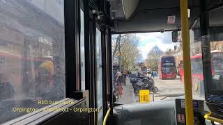 R10 bus route Orpington Station to Orpington Station  Diversion [upl. by Wilser]