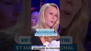 Le gros clash entre Marion Maréchal et FrançoisXavier Bellamy shorts politique debat [upl. by Sprage]