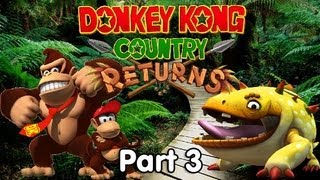 Lets Play Donkey Kong Country Returns  3 Muglys Ugly Mug [upl. by Ayetal]