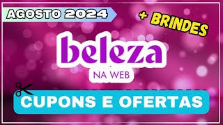 Cupom BELEZA NA WEB AGOSTO 2024  Cupom BELEZA NA WEB Primeira Compra  Cupom BELEZA NA WEB válido [upl. by Ilka]