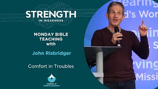 Keswick Portstewart 2024  Monday Bible Teaching with John Risbridger Comfort in Troubles [upl. by Lark681]