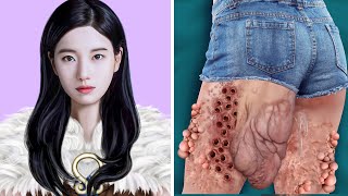 ASMR Remove Big Acne amp Worm Infected Leg  Severely Injured Animation [upl. by Patrica46]