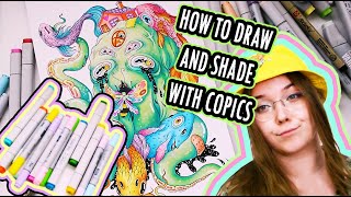 Mastering Copic Marker Art like a Pro ❀ StepbyStep Drawing and Shading Tutorial for Beginners ❀ [upl. by Ilojna]