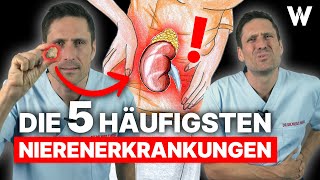 Nierenprobleme Das sind die 5 häufigsten Nierenerkrankungen Ursachen Anzeichen und Therapie [upl. by Yxel691]