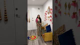 దీపావళికి Entance room makeover చేశాను 😍 short trending youtubepartner [upl. by Eicyak]