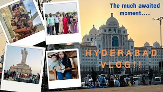 Hyderabad vlog  CISF Passing out parade  AsstCommandant  First flight experience  Excitement [upl. by Blanca721]