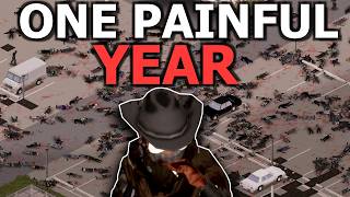 I Survived Project Zomboids Most INFAMOUS Challenge  1 Painful Year THE FINALE [upl. by Cirdes]