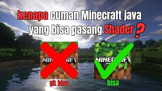 kenapa Minecraft bedrock gk bisa pasang shader [upl. by Mahsih]