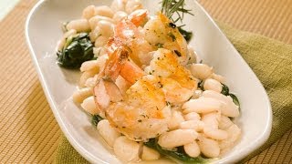 Grilled Shrimp with Rosemary White Beans [upl. by Standley]