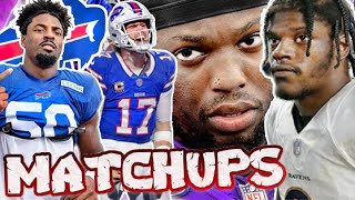 Buffalo Bills Keys to Victory over Baltimore Ravens  Game Matchup Preview Injury Report amp More [upl. by Ennasirk942]