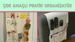 Pratik Dolap içi Kumandalık  Duvarlık Organizer Yapımı  Betül Bayraktar [upl. by Nnylyak]