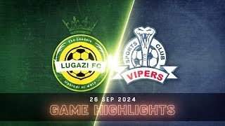 EXTENDED HIGHLIGHTS  Lugazi FC 00 Vipers SC  StarTimes UPL MD3 2425 [upl. by Tacita966]