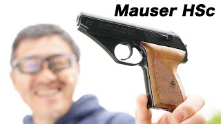 モーゼル HSc 固定スライド ガスガン レプリカ マルシン製造 1988年 MAUSER Hsc エアガンレビュー 2022517 [upl. by Willman714]