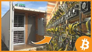 He Turned a Shipping Container into a Bitcoin Mining Farm [upl. by Kutchins]