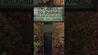 HISTORICAL SIGN ON HISTORICAL GROUNDS [upl. by Einnil]