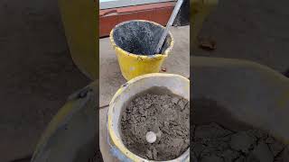 The Perfect Mortar Mix For Pointing Flags 🪨 😲 shorts construction [upl. by Drofwarc]