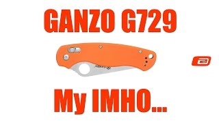 GANZO G729 My IMHO [upl. by Odnama]