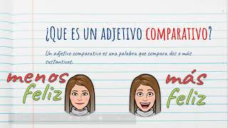 Gramáticas Adjetivos comparativos y superlativos [upl. by Pet]