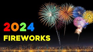 4K Amazing Fireworks Sound Effect 2024 Show with Sound [upl. by Eniliuqcaj]