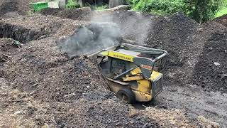 Screening Compost  Using a Trommel Screen [upl. by Prudie]