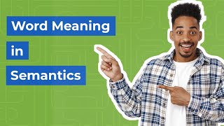 Word Meaning in Semantics  Types  Examples [upl. by Dweck986]